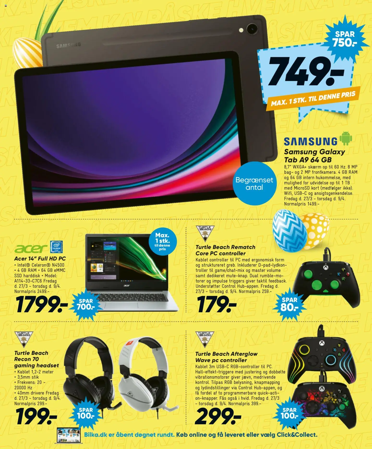 Bilka tilbudsavis – gyldig fra 27.03.2026 | Side: 35 | Produkter: RAM, Skærm, PC, SSD