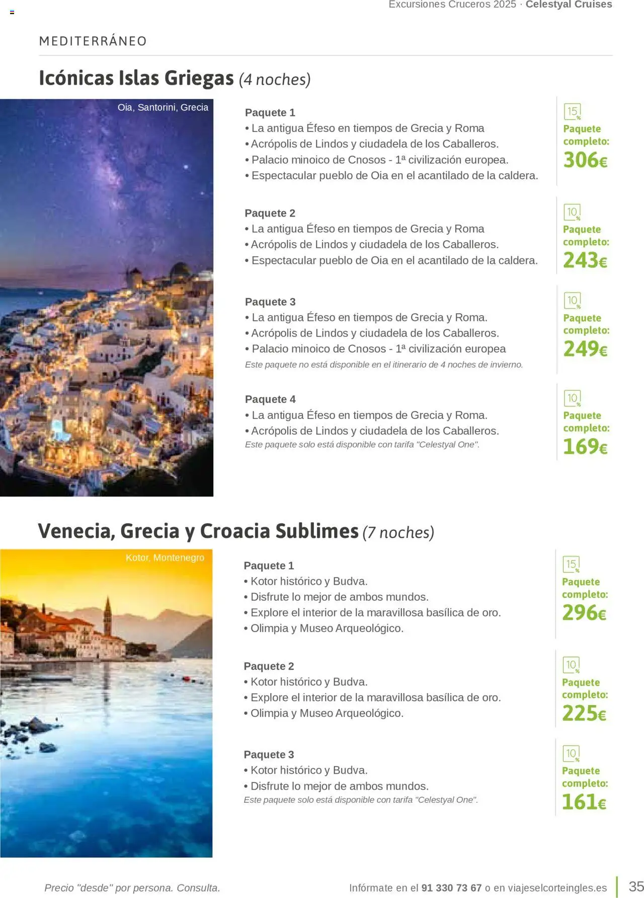 Viajes El Corte Inglés Excursiones Cruceros │ válido desde el 27.03.2025 | Página: 35