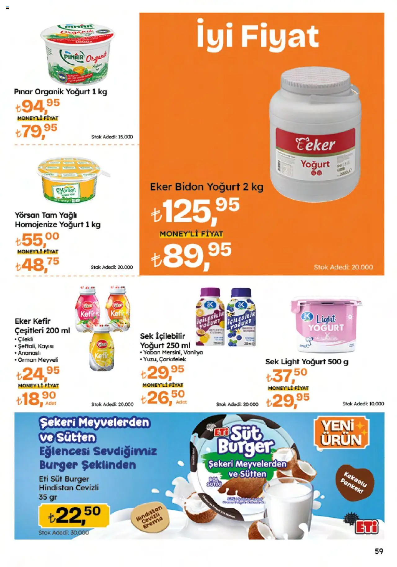 Migros Katalog - 5M Migroskop Dijital - 12.06.2025 tarihinden itibaren geçerlidir | Sayfa: 59 | Ürünler: Kefir, Süt, Yoğurt, Krema