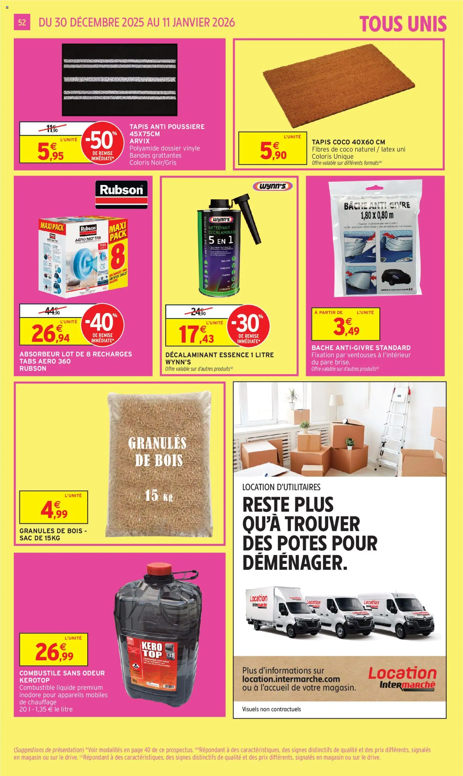 {H1} | Page: 52 | Produits: Sac, Combustible, Granules de bois, Tapis