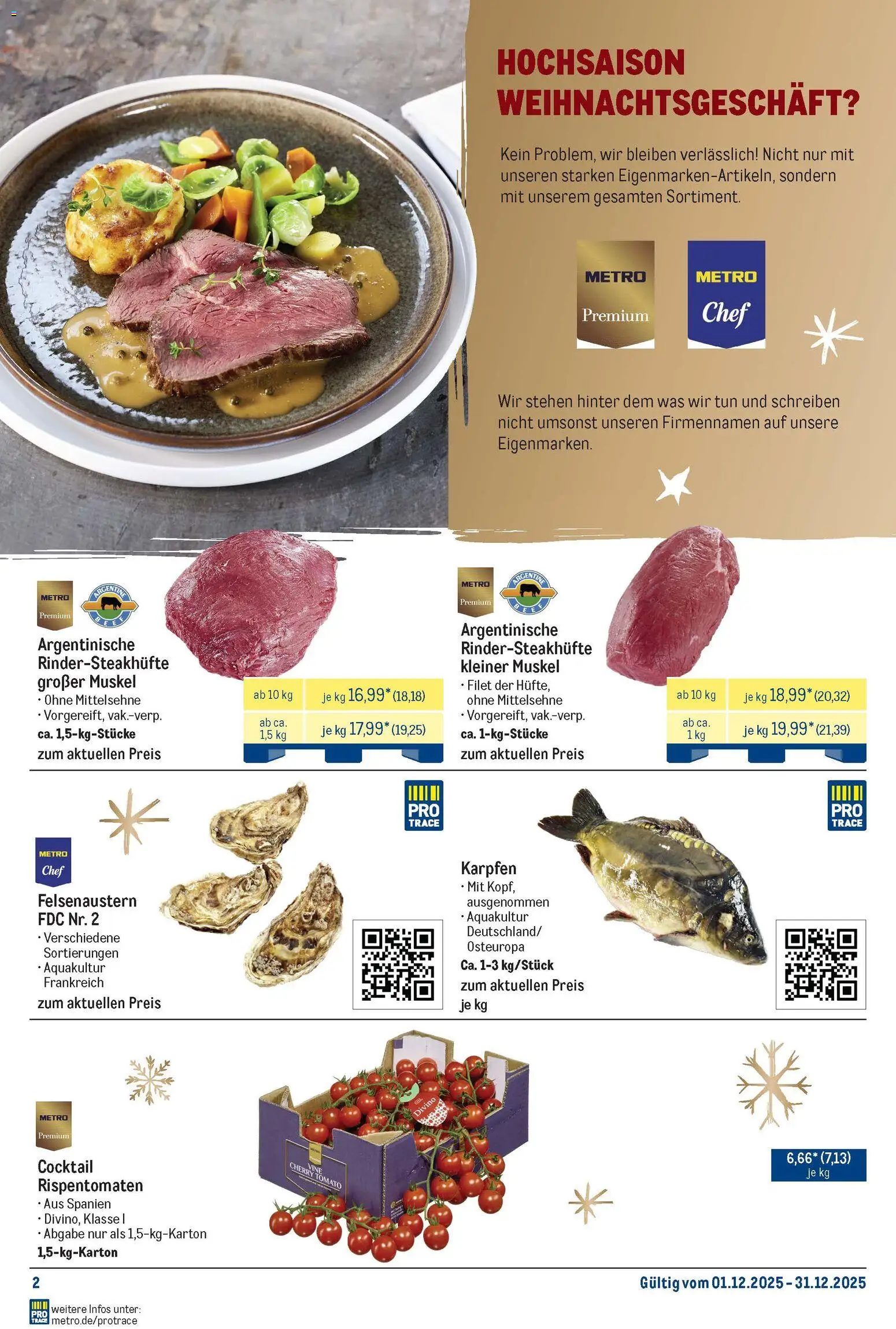 Metro Monats-Menü – gültig ab 01.12.2025 | Seite: 2
