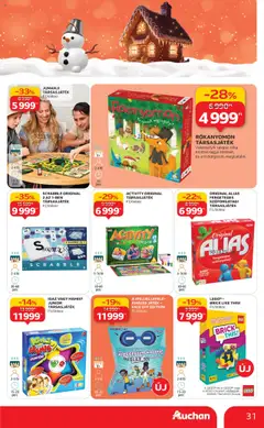Auchan - Karácsonyi játék - amely érvényes a következő dátumtól: 24.10.2025 | Oldal: 31
