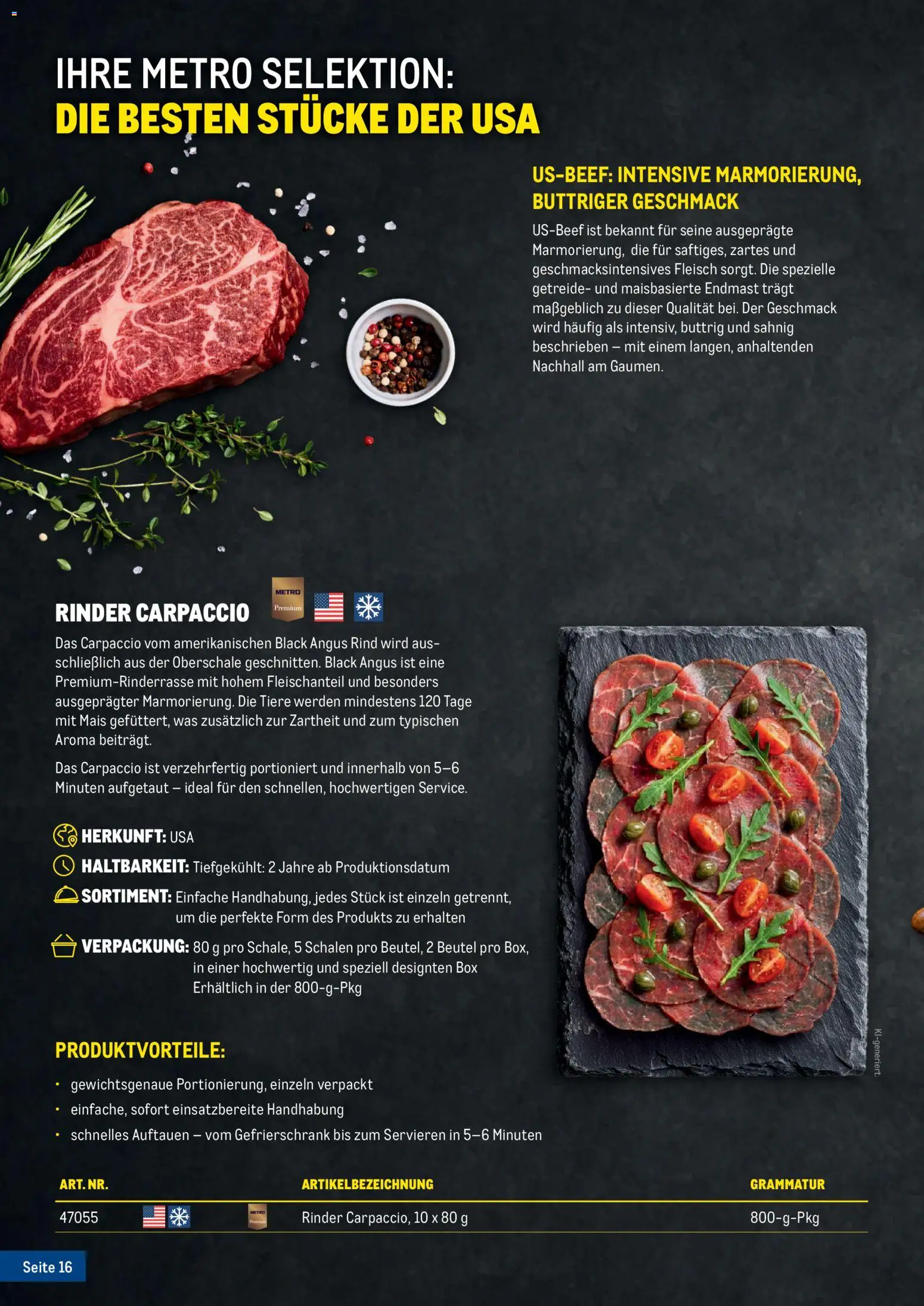 Metro Fleischkatalog gültig ab 20.02.2026 | Seite: 16