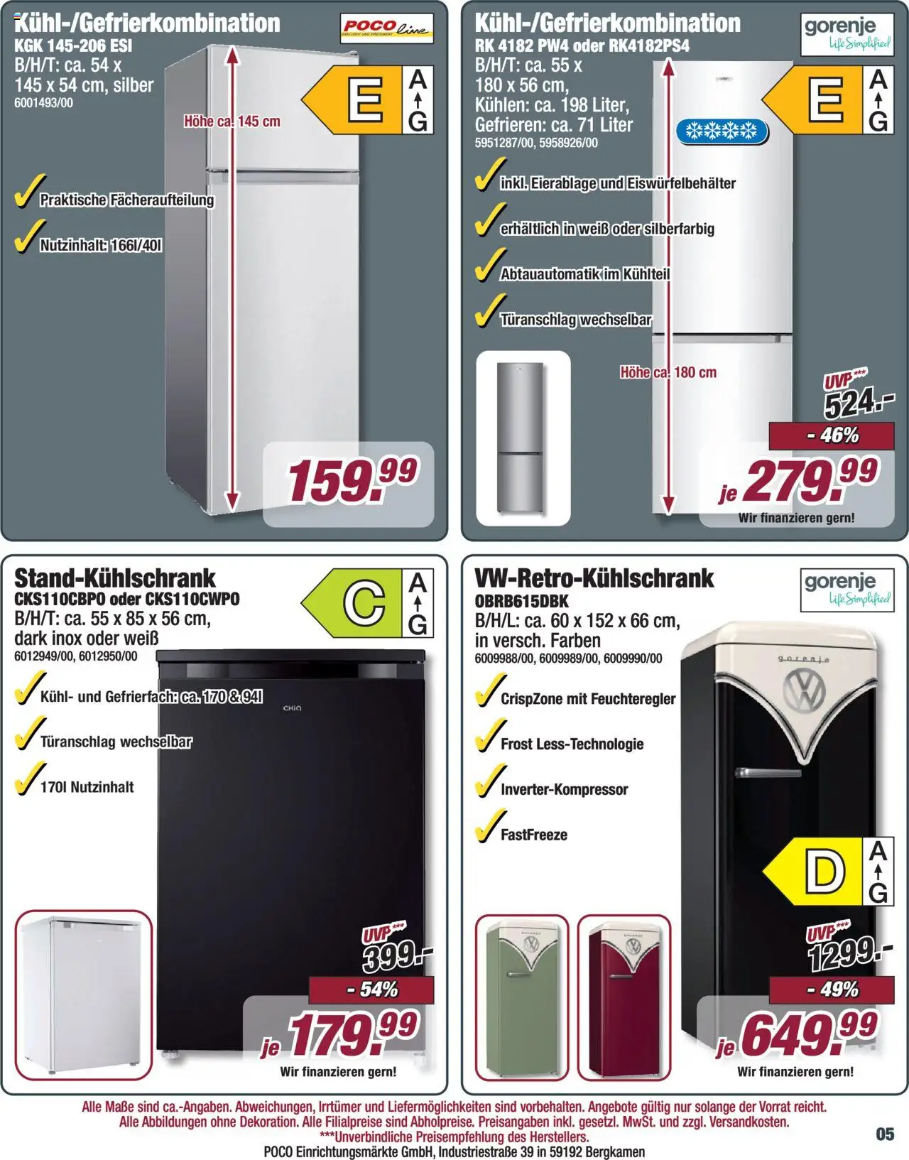 Poco Onlineprospekt - gültig ab dem 01.08.2025 | Seite: 5 | Produkte: Gorenje