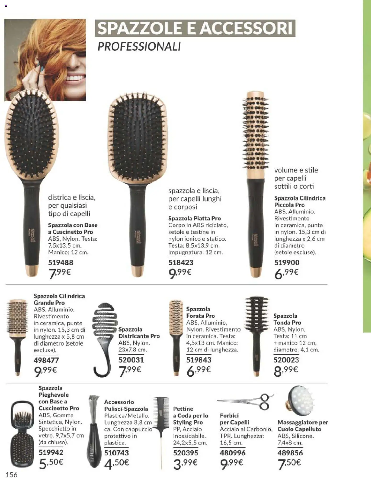 Volantino Avon del 01.04.2026 | Pagina: 156 | Prodotti: Spazzola, Pettine, Cappuccio