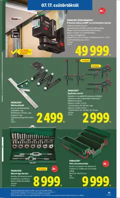 Lidl akciós ujság - amely érvényes a következő dátumtól: 17.07.2025 | Oldal: 33