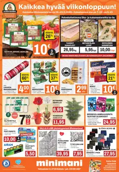 Minimani-mainoslehti voimassa 19.11.2025 alkaen
