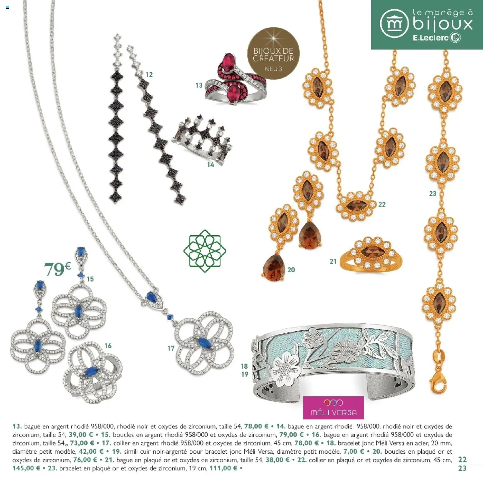 {H1} | Page: 23 | Produits: Collier, Bracelet, Bague, Bijoux