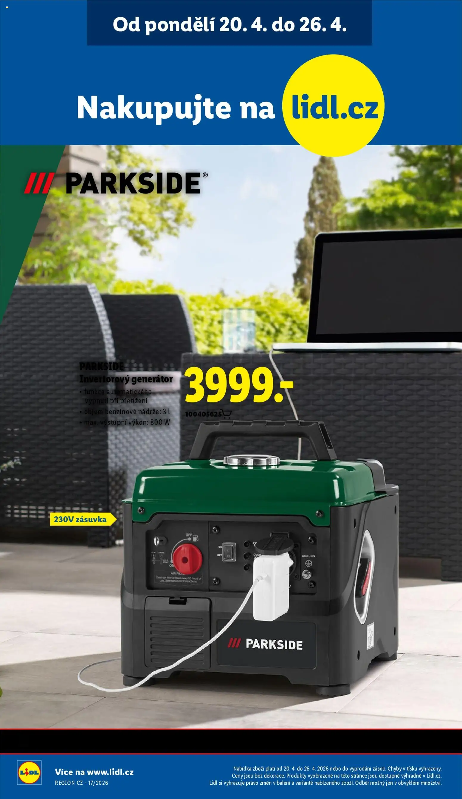 Lidl leták od 23.04.2026 | Strana: 44 | Produkty: Parkside, Zásuvka