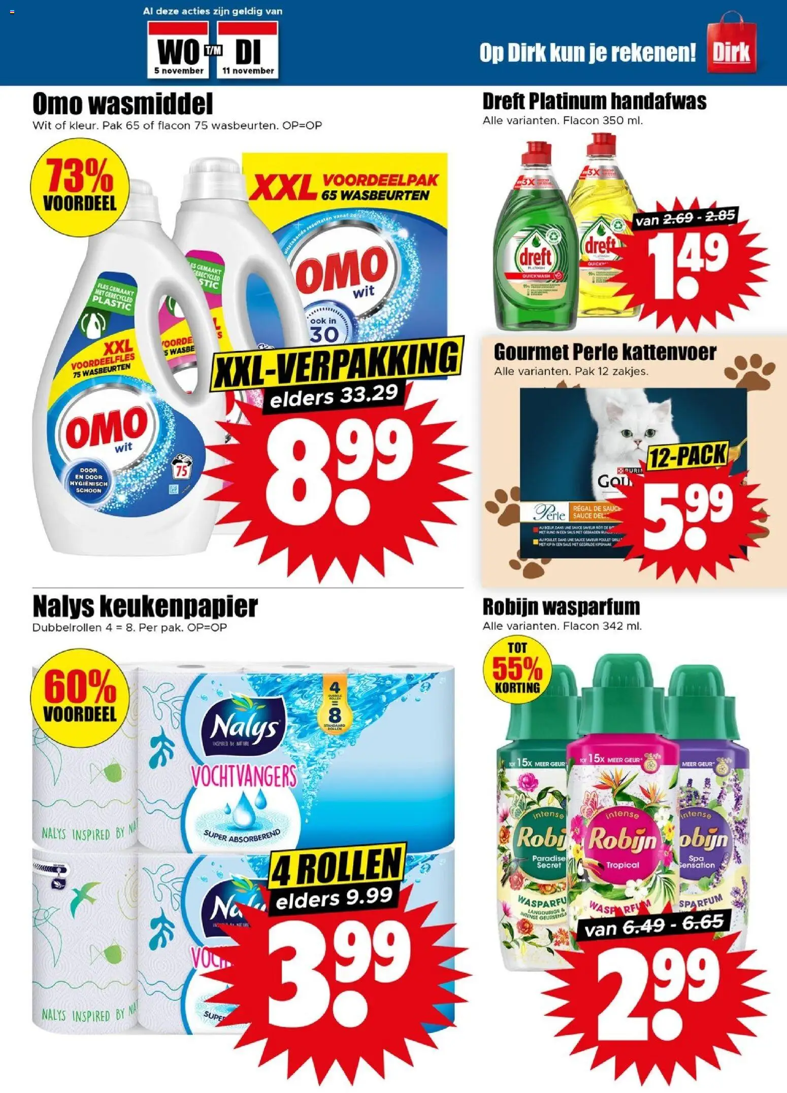 {H1} | Pagina: 29 | Producten: Wasmiddel, Keukenpapier, Fles, Geur