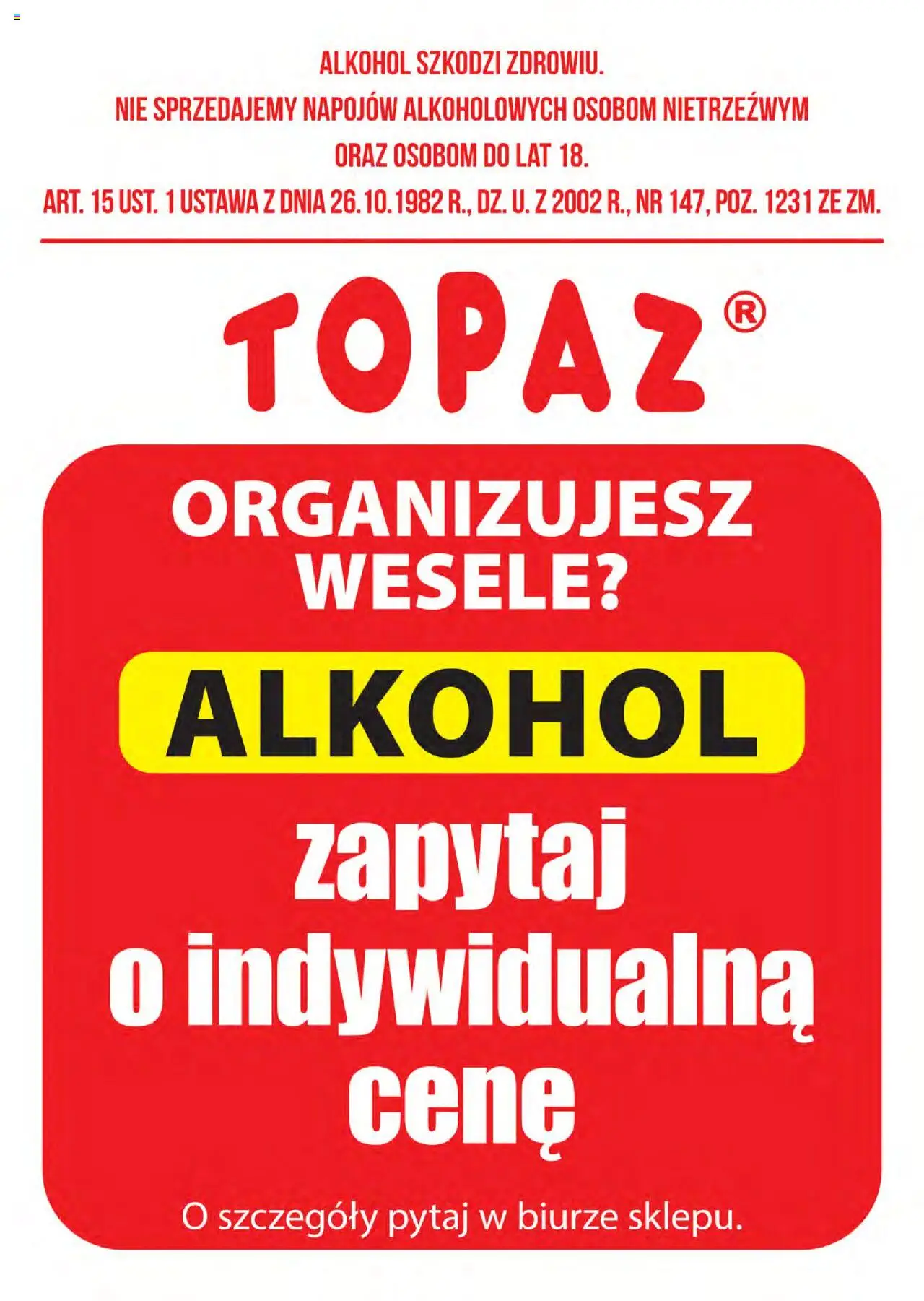 Topaz Gazetka alkoholowa od 01.06.2025 | Strona: 2 | Produkty: Alkohol