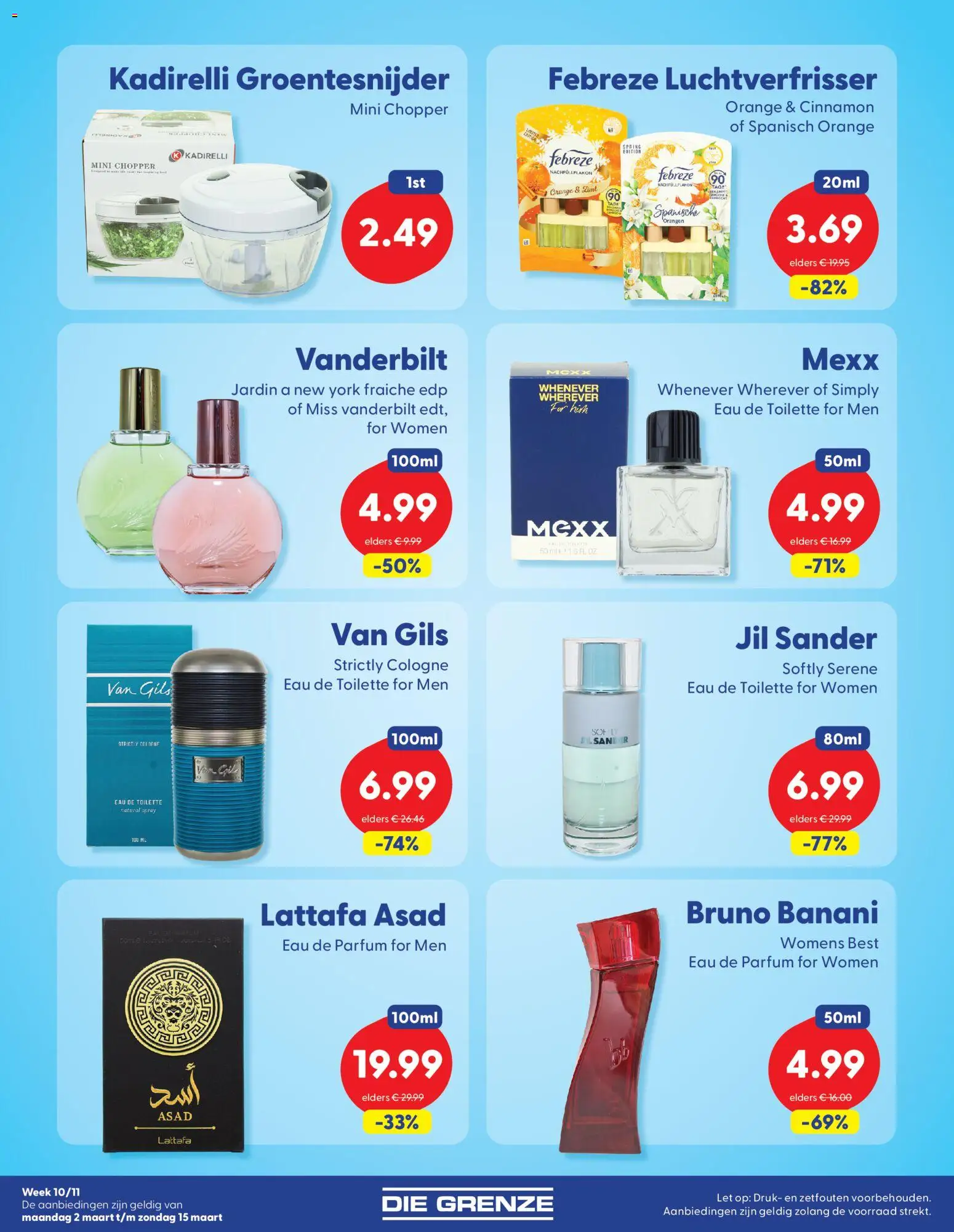 {H1} | Pagina: 10 | Producten: Luchtverfrisser, Parfum, Eau de toilette