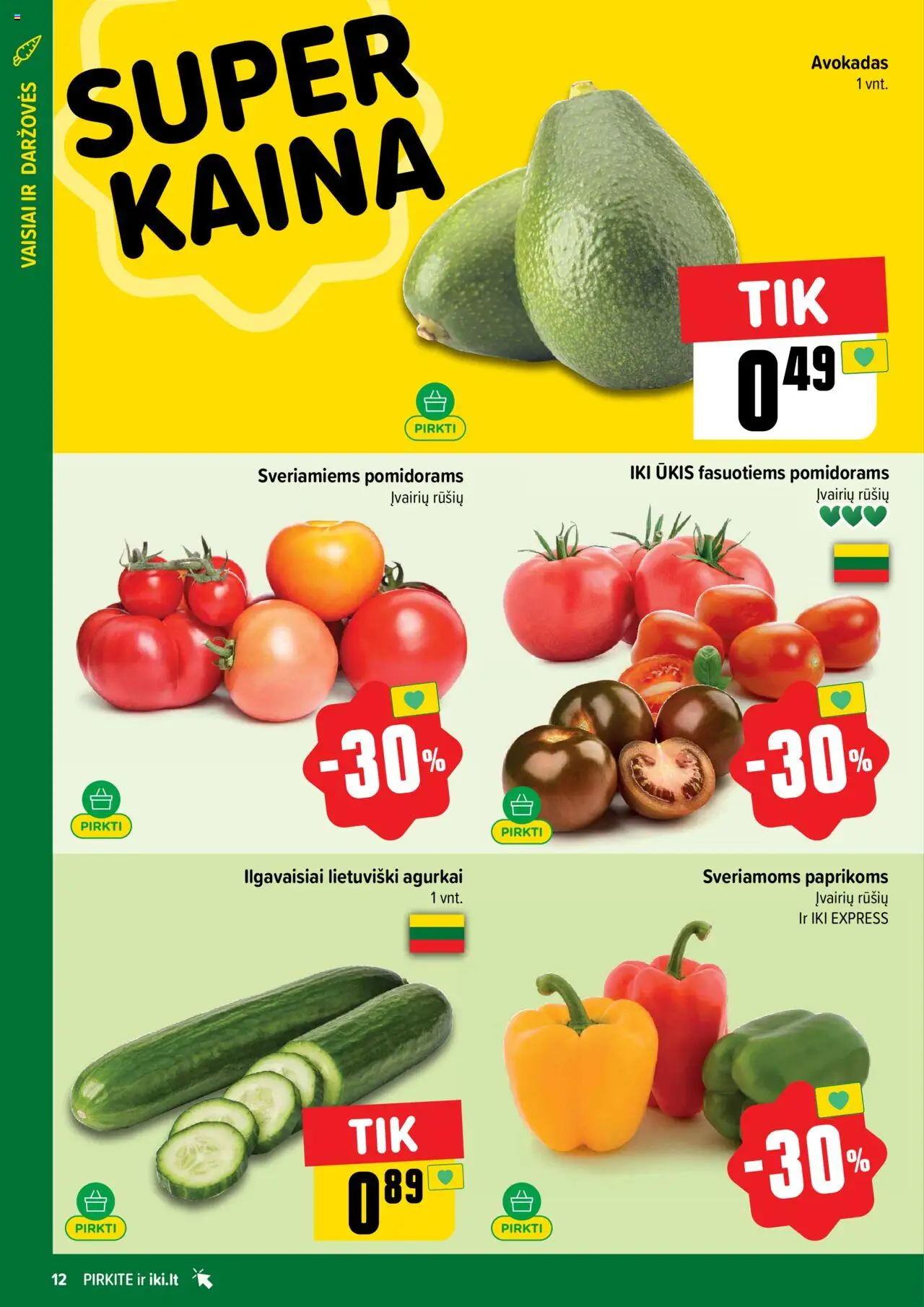 IKI leidinys│galioja nuo 18.08.2025 | Puslapis: 12 | Prekių: Agurkai