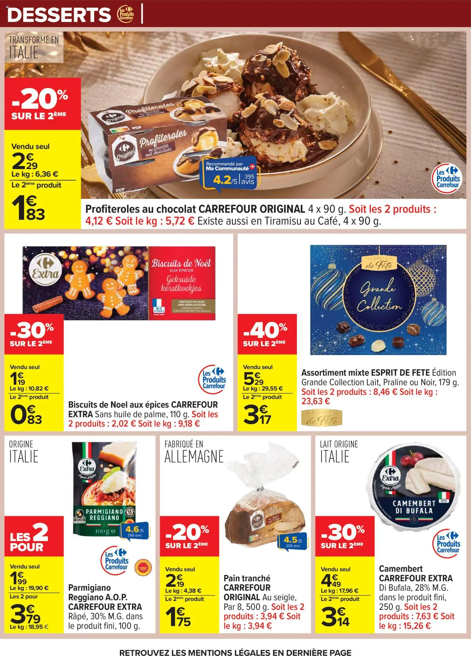 {H1} | Page: 76 | Produits: Huile, Pain, Chocolat, Biscuits