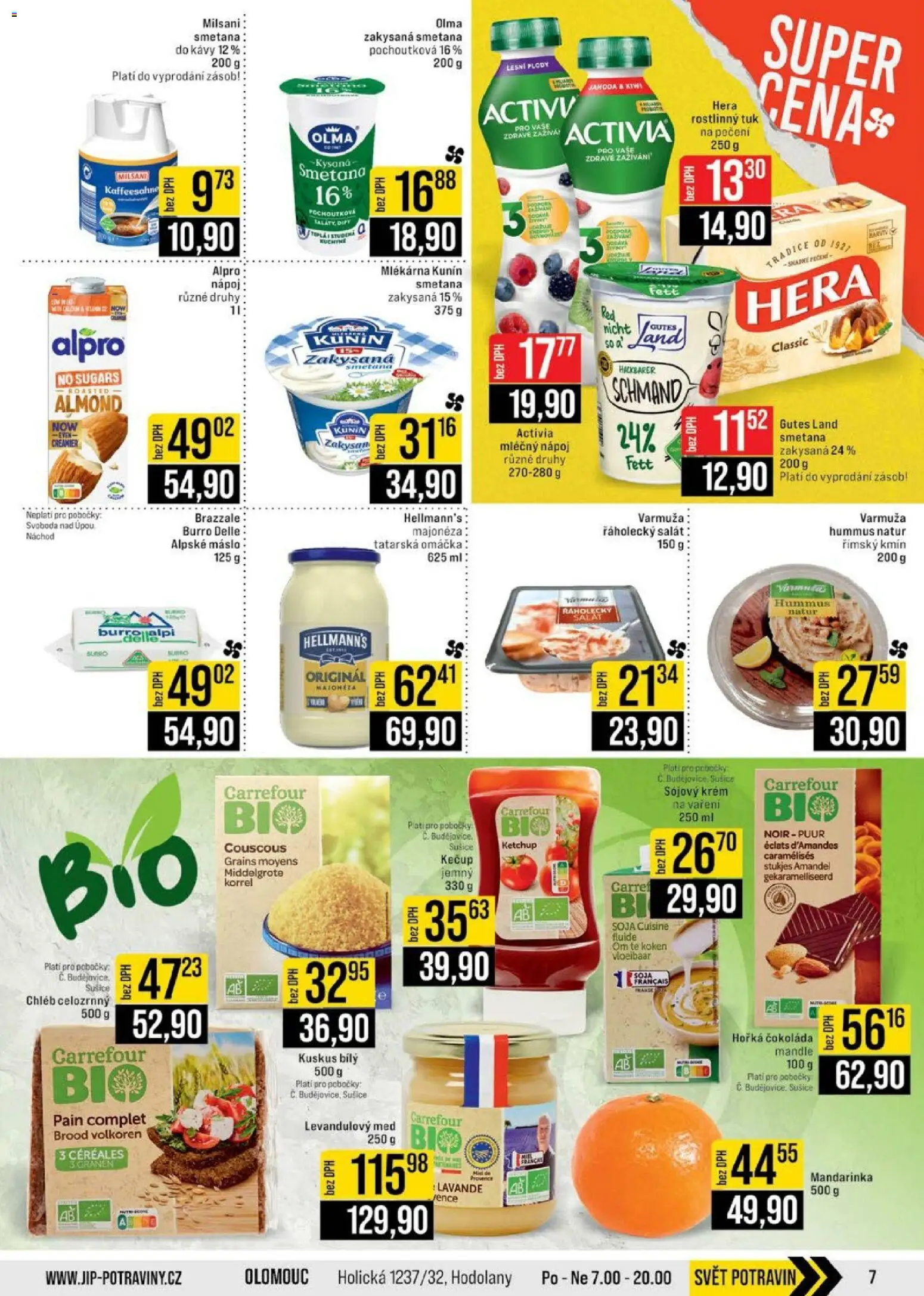 Jip leták - Cash & Carry od 25.03.2026 | Strana: 7 | Produkty: Máslo, Chléb, Kečup, Med