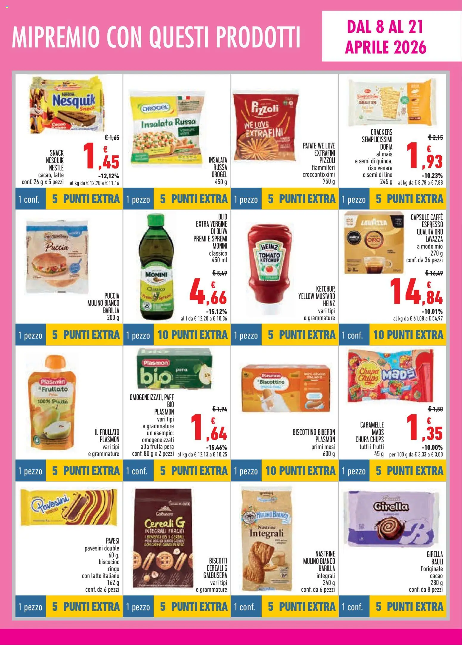 Volantino Conad del 25.03.2026 | Pagina: 9 | Prodotti: Olio, Crackers, Pera, Olio extra vergine