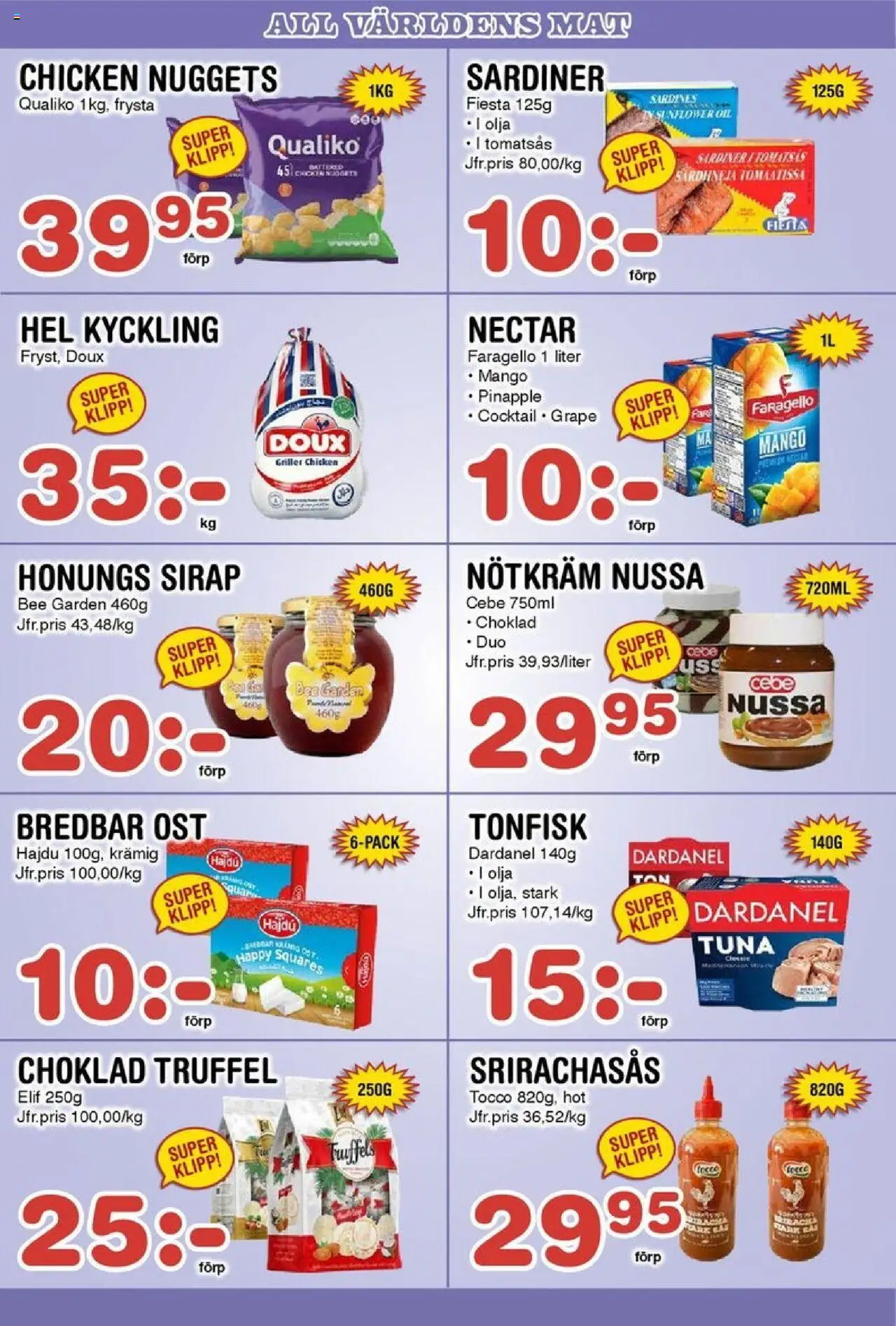 Nya Pulsen reklamblad aktuell från 13.10.2025 | Sida: 13 | Produkter: Ost, Olja, Choklad, Mango