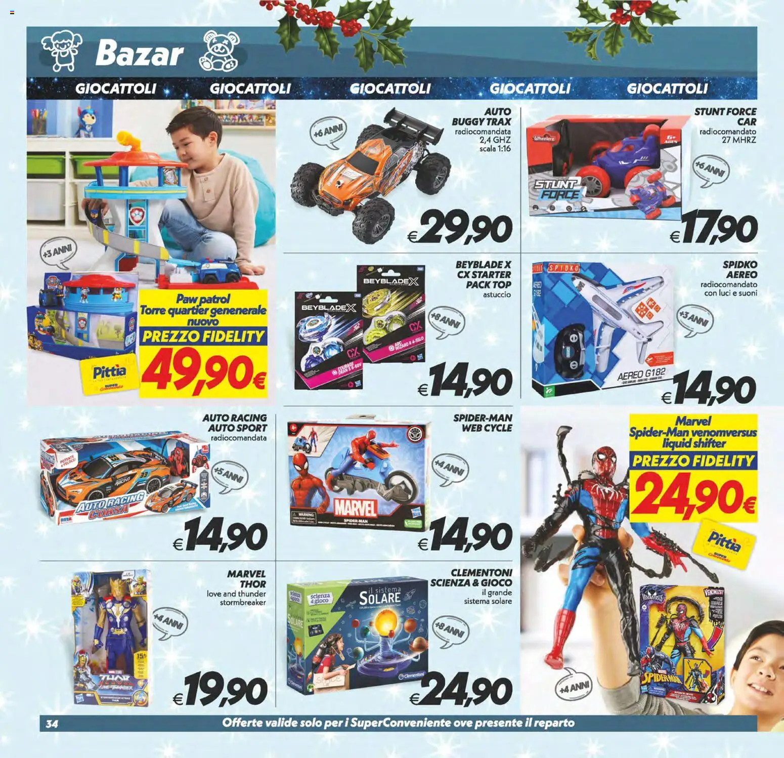 Volantino SuperConveniente del 05.12.2025 | Pagina: 34 | Prodotti: Top, Scala, Gioco, Astuccio