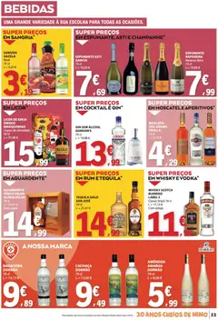 Pré-visualização E.Leclerc folheto válido de 26.03.2026 | Página: 23 | Produtos: Cachaça, Rum, Chocolate, Vodka