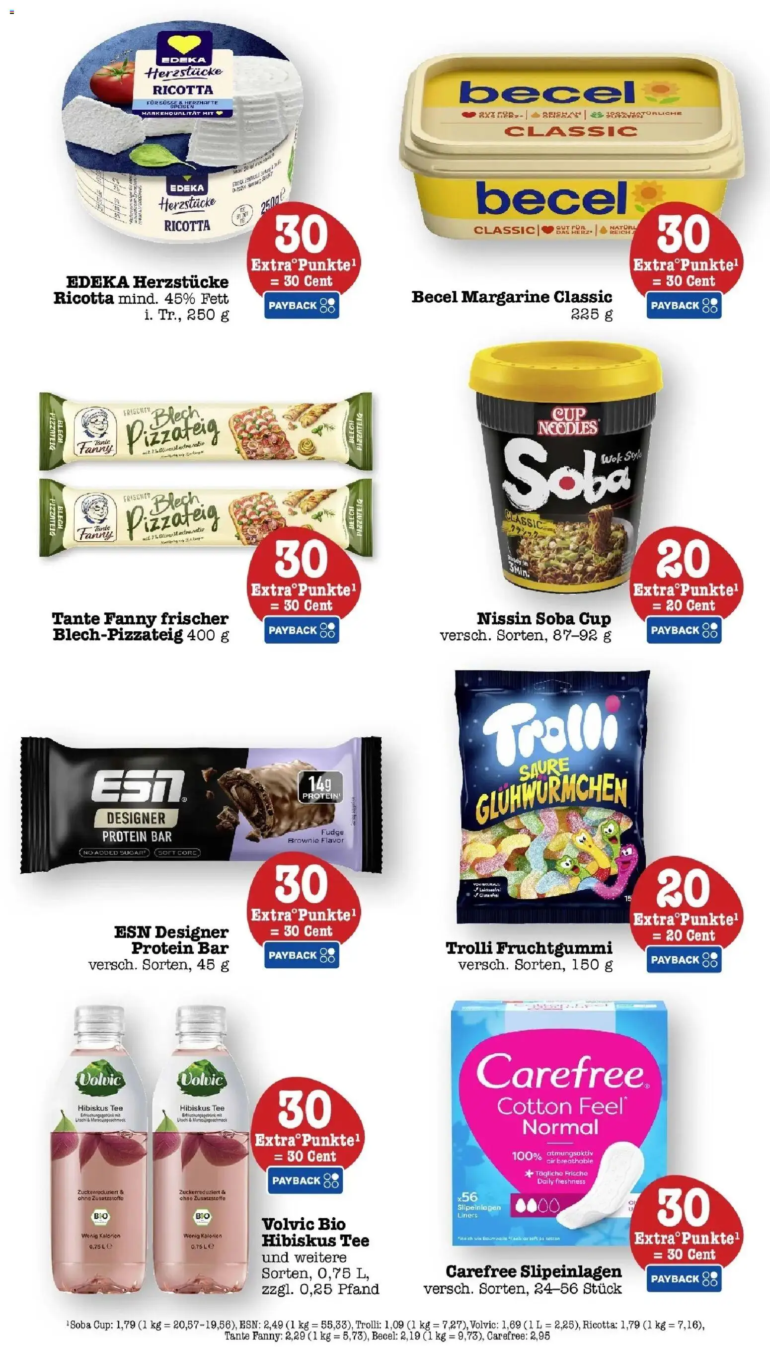 E center Prospekt Kuppenheim-Oberndorf	 – gültig ab 16.03.2026 | Seite: 73 | Produkte: Margarine, Becel, Tee, Volvic