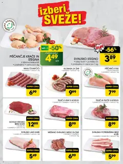 Tuš katalog │ velja od 16.07.2025 | Stran: 2 | Izdelki: Čevapčiči, Zar, Svinjsko meso