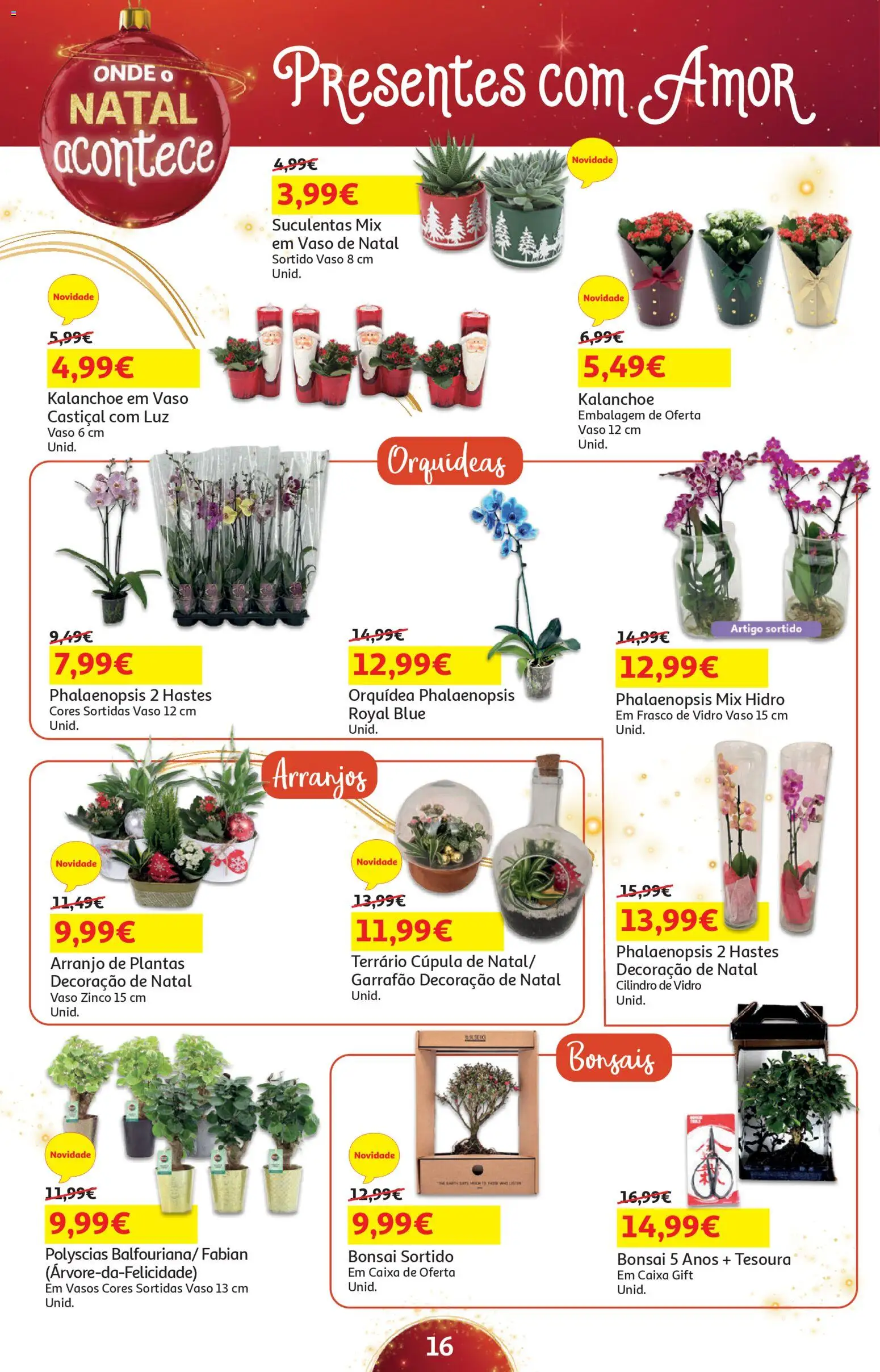 Auchan - Presentes │ válido de 05.12.2025 | Página: 16 | Produtos: Caixa, Vaso