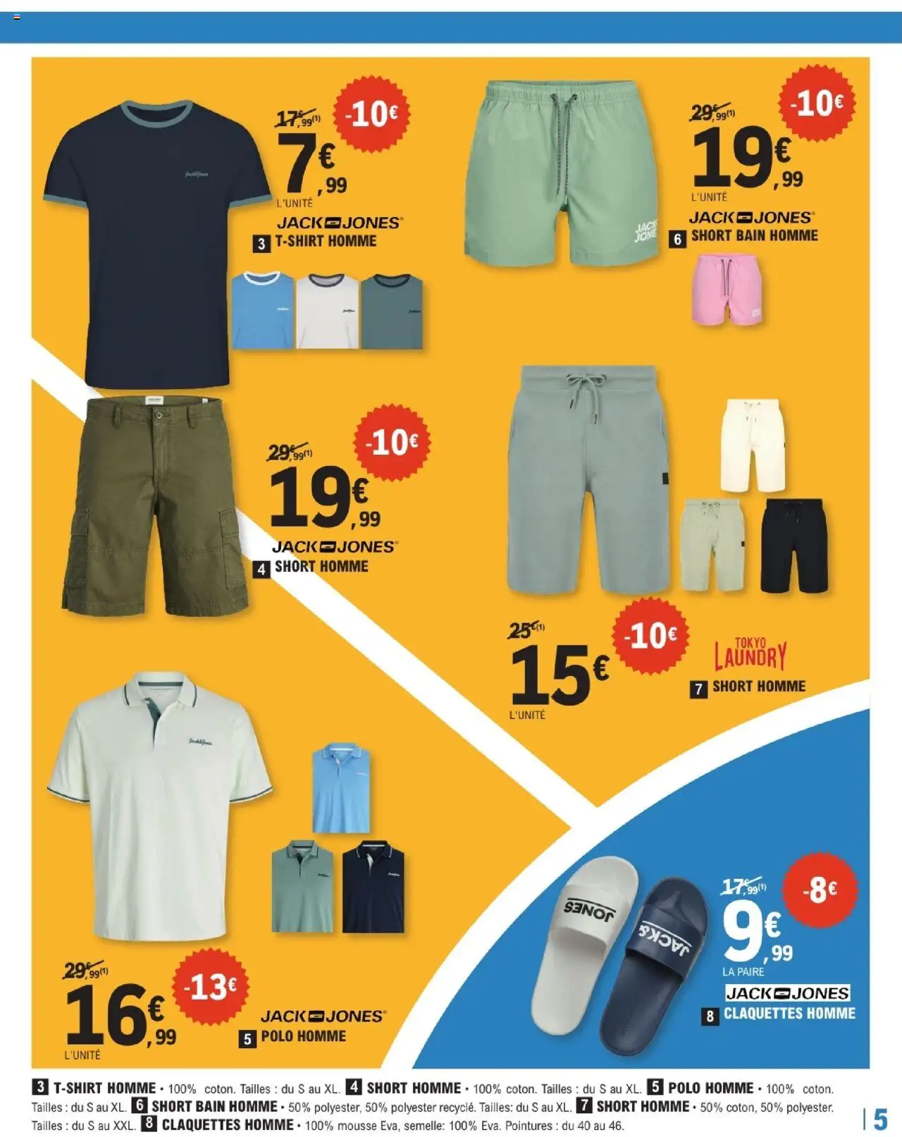  | Page: 5 | Produits: Polo, Mousse, T-shirt, Shorts