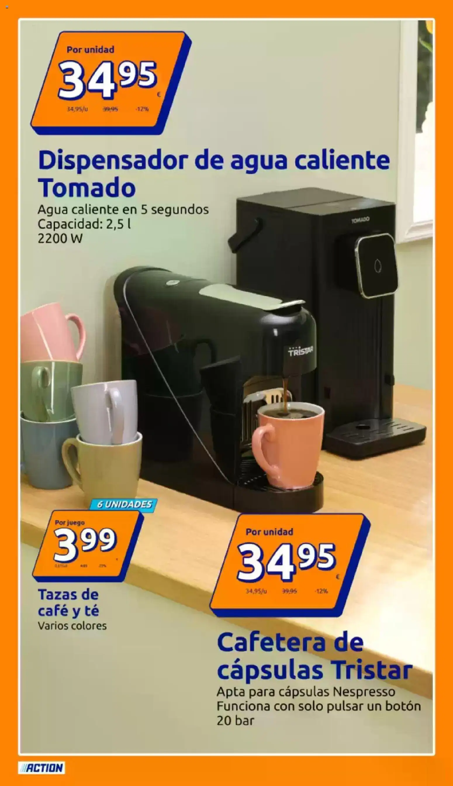 Action folleto │ válido desde el 04.03.2026 | Página: 13 | Productos: Café, Té, Dispensador, Cafetera