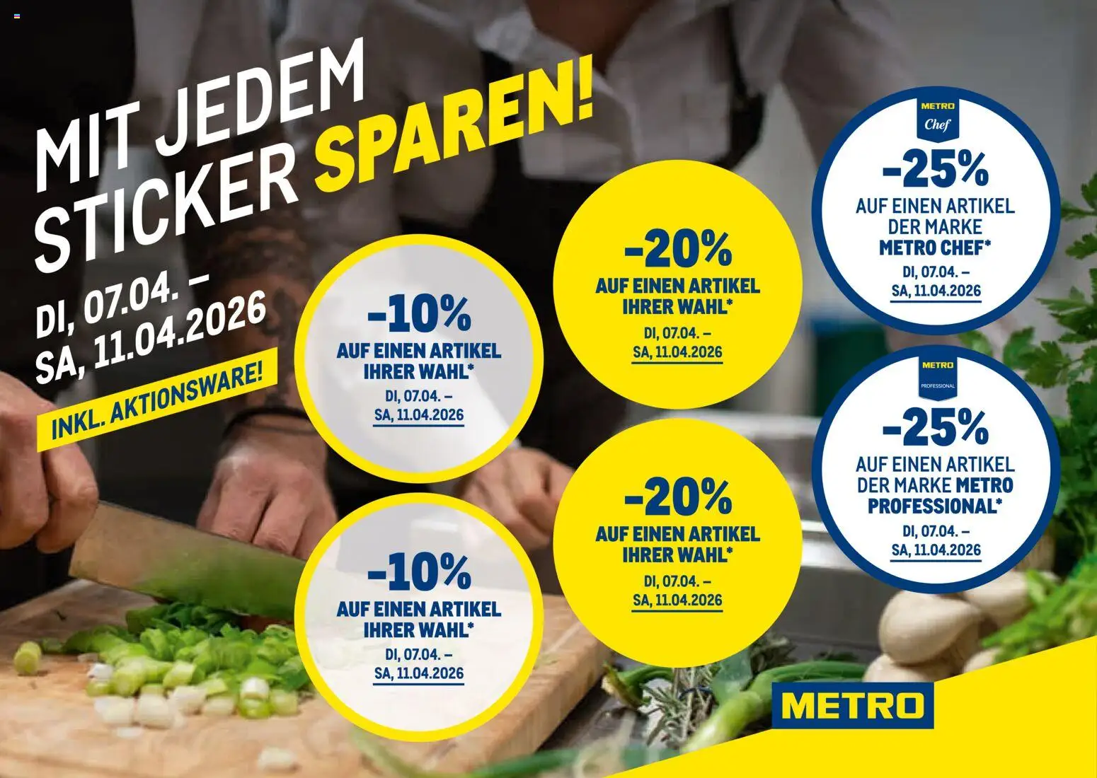 Metro Mit Jedem Sticker Sparen gültig ab 07.04.2026 | Seite: 1