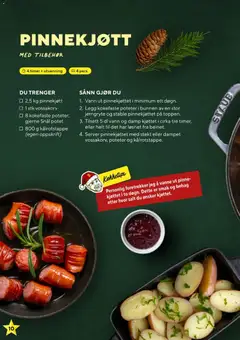 Forhåndsvisning av Bunnpris Oppdrag Middag gyldig fra 24.11.2025 | Side: 10 | Produkter: Тример, Poteter, Суміш дитяча, Вермішель