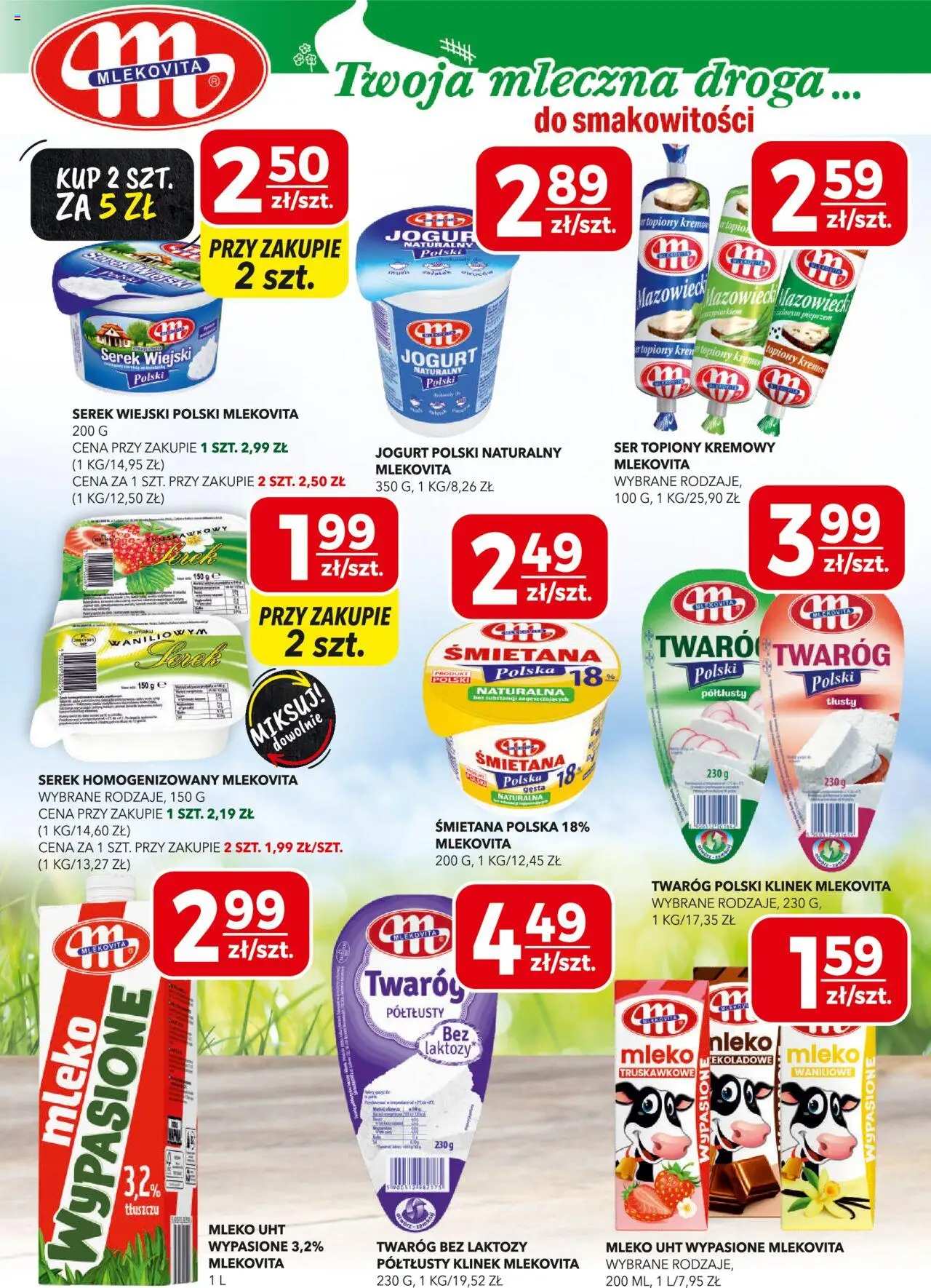 Top Market Gazetka od 09.10.2025 | Strona: 3 | Produkty: Ser, Jogurt, Śmietana, Twaróg bez laktozy
