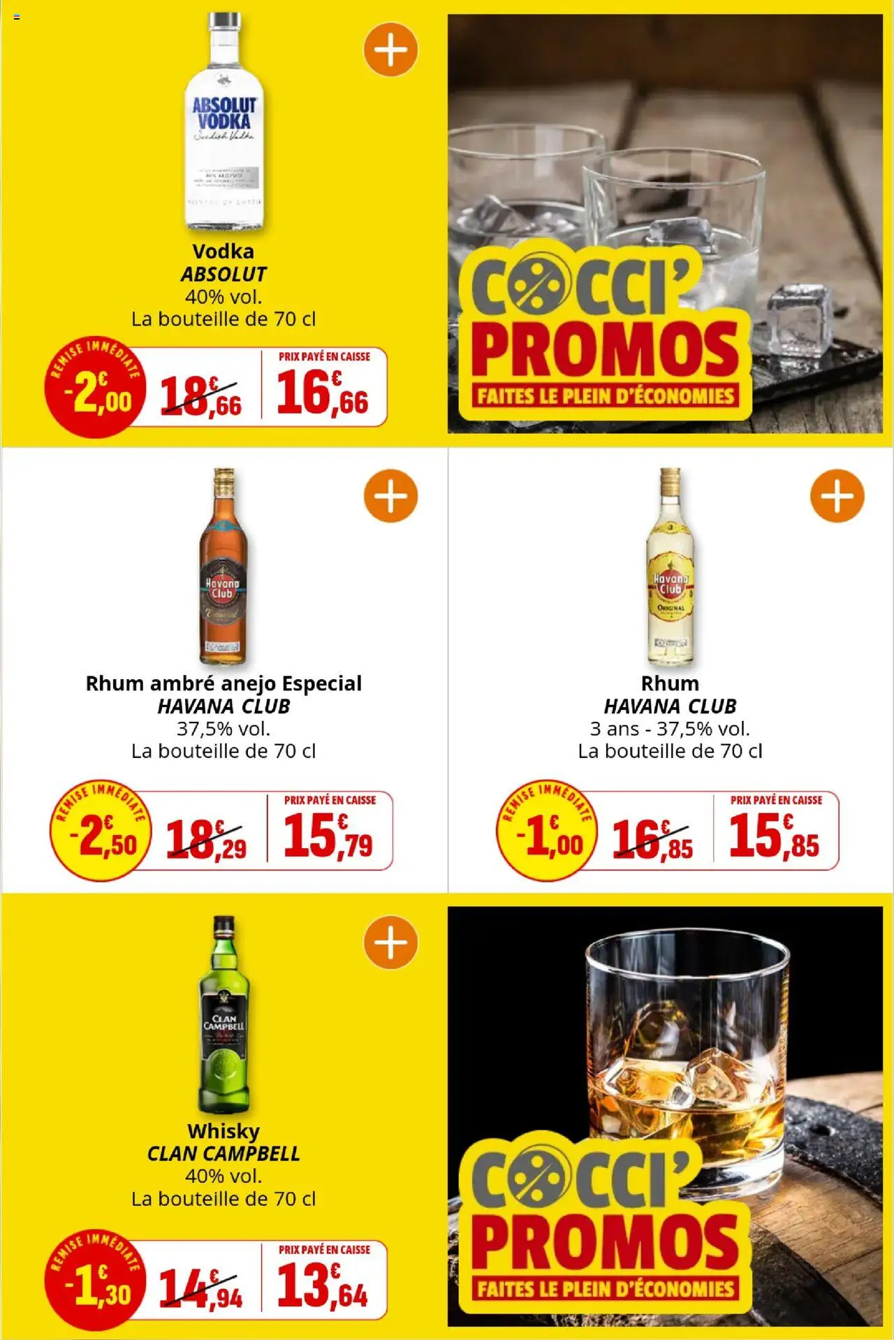  | Page: 33 | Produits: Vodka, Whisky, Whisky clan Campbell, Rhum