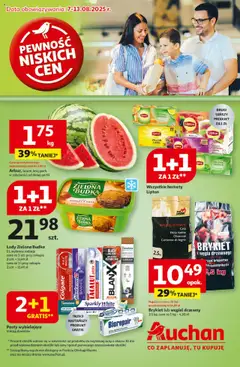 Pogląd oferty "Auchan Gazetka - Pewność niskich cen Hipermarket" - ważna od 07.08.2025
