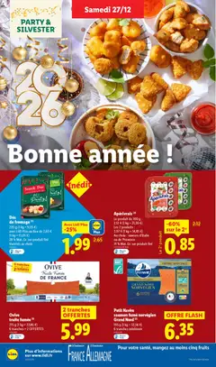 LIDL - Prévisualisation de Petit Navire saumon fumé norvégien Grand Nord, 195 g (1 kg = 32,56 €), 6 tranches minimum valide à partir de 27.12.2025 | Page: 18