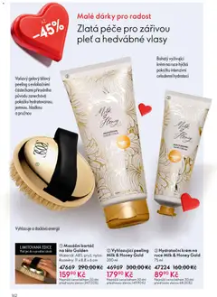 Náhled letáku Oriflame katalog č.02/2026 od 21.01.2026 | Strana: 162 | Produkty: Krém, Hydratační krém, Kartáč, Peeling