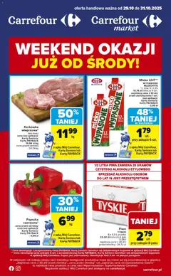Pogląd oferty "Carrefour Gazetka - Weekend okazji już od środy" - ważna od 29.10.2025