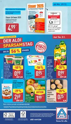 Aldi Prospekt 	 ab 29.12.2025 gültig | Seite: 24 | Produkte: Äpfel, Lätta, Saft, Computer