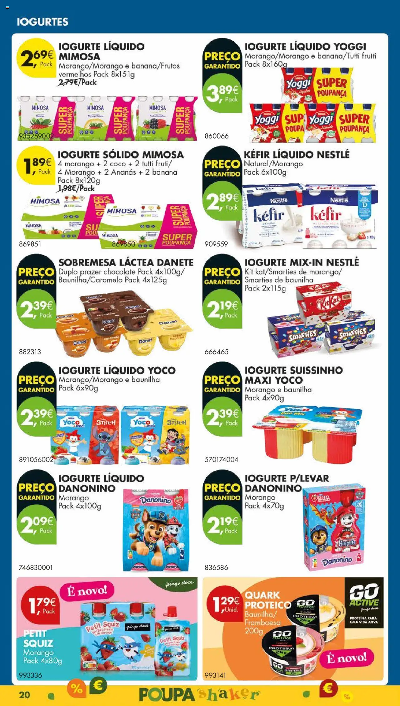 Pingo Doce folheto │ válido de 09.09.2025 | Página: 24 | Produtos: Iogurtes, Iogurte, Chocolate, Iogurte liquido