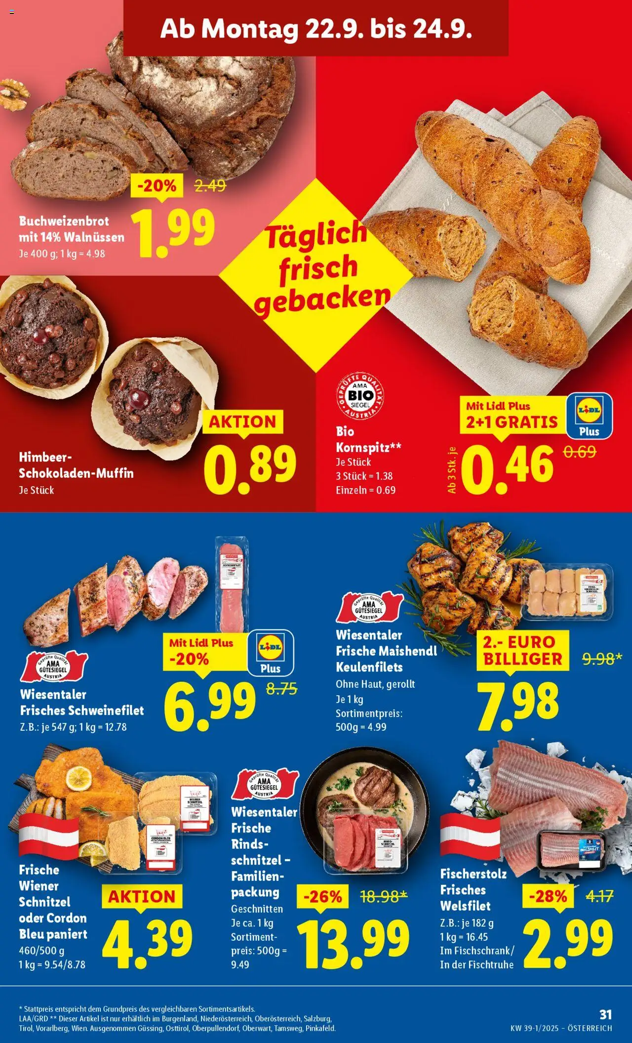 Lidl Flugblatt - Wien, Eisenstadt, Mattersburg gültig ab 18.09.2025 | Seite: 35