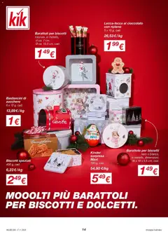 Anteprima del volantino KiK - Black Friday valido a partire dal 17.11.2025 | Pagina: 14 | Prodotti: Cioccolato, Biscotti, Zucchero, Barattoli