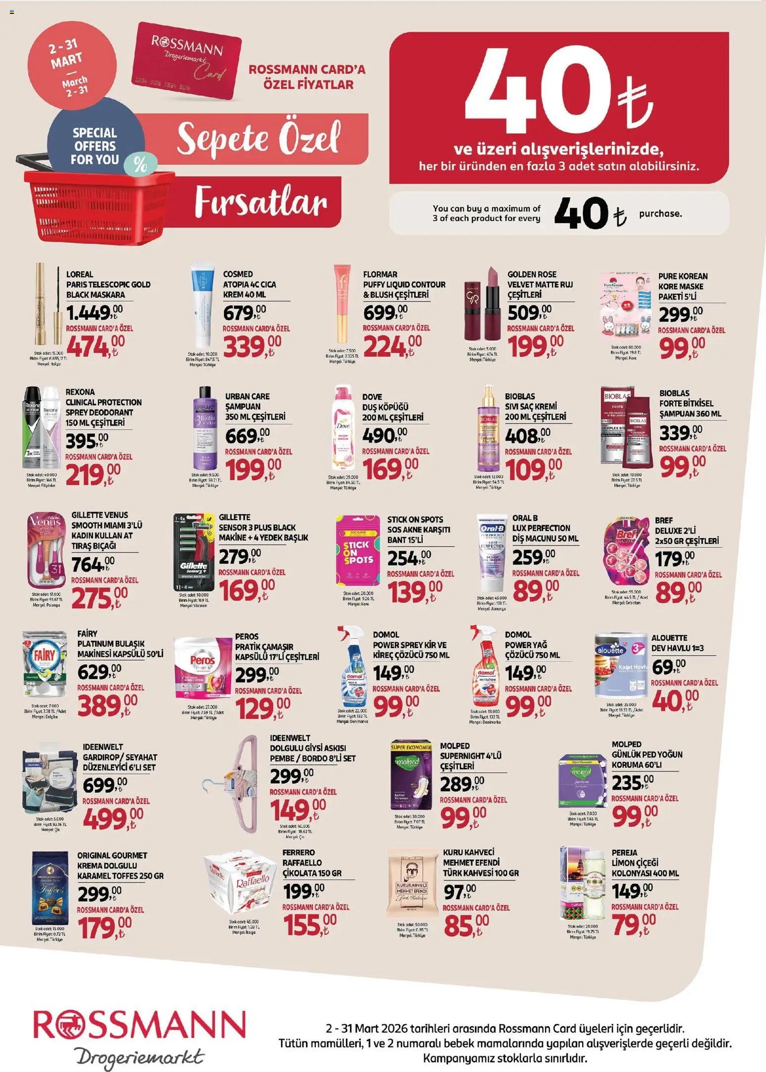 Rossmann - Mart Kişisel Bakım Kataloğu - 02.03.2026 tarihinden itibaren geçerlidir | Sayfa: 6 | Ürünler: Saç Kremi, Kağıt havlu, Mango, Giysi askısı