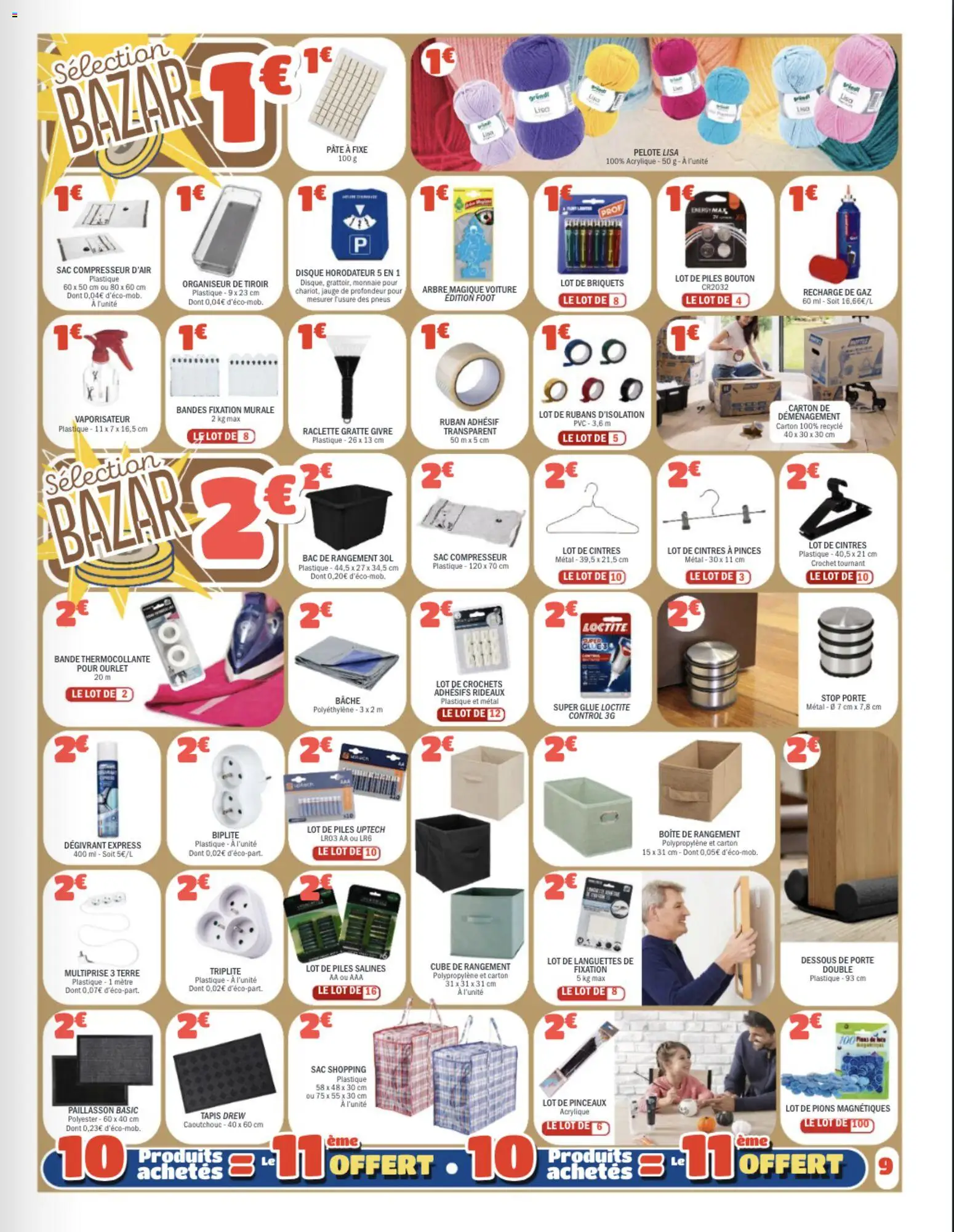 {H1} | Page: 9 | Produits: Pneus, Compresseur, Porte, Boîte de rangement