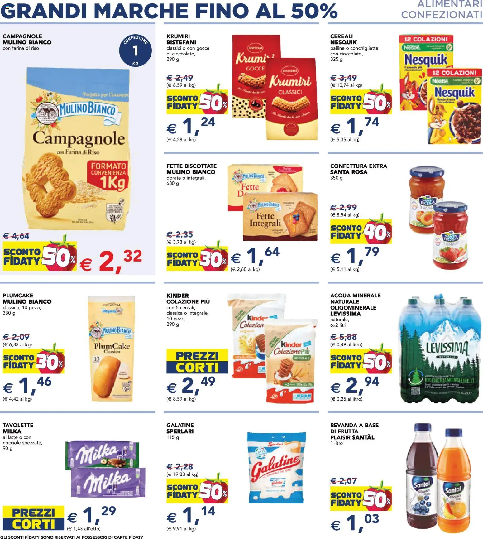 Volantino Esselunga S del 08.04.2026 | Pagina: 8 | Prodotti: Riso, Latte, Plumcake, Fette biscottate