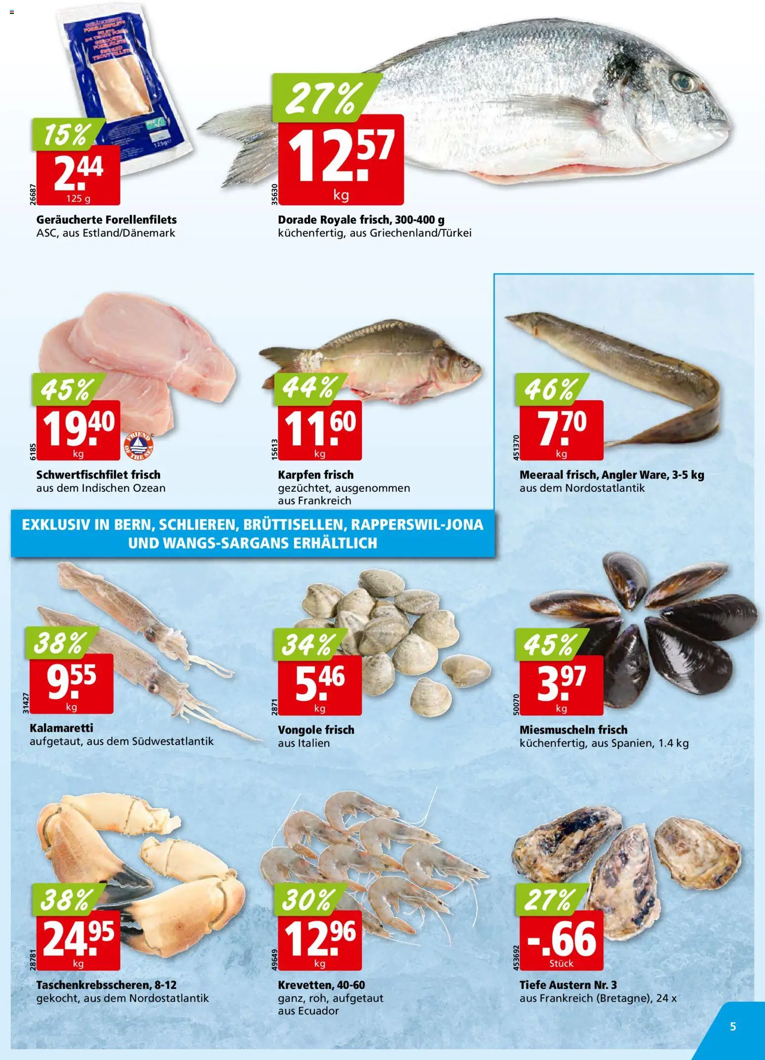 Aligro Aktionen Schlieren, Gossau SG, Frauenfeld, Rapperswil-Jona, Sargans, Bern, Brüttisellen, Pratteln, Emmen, Spreitenbach – gültig ab 05.01.2026 | Seite: 5