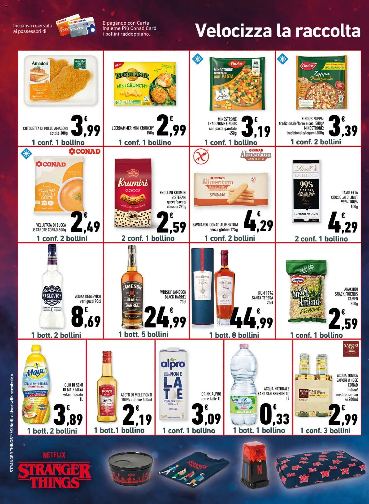 Volantino Conad del 10.12.2025 | Pagina: 18 | Prodotti: Latte, Olio, Rum, Acqua naturale