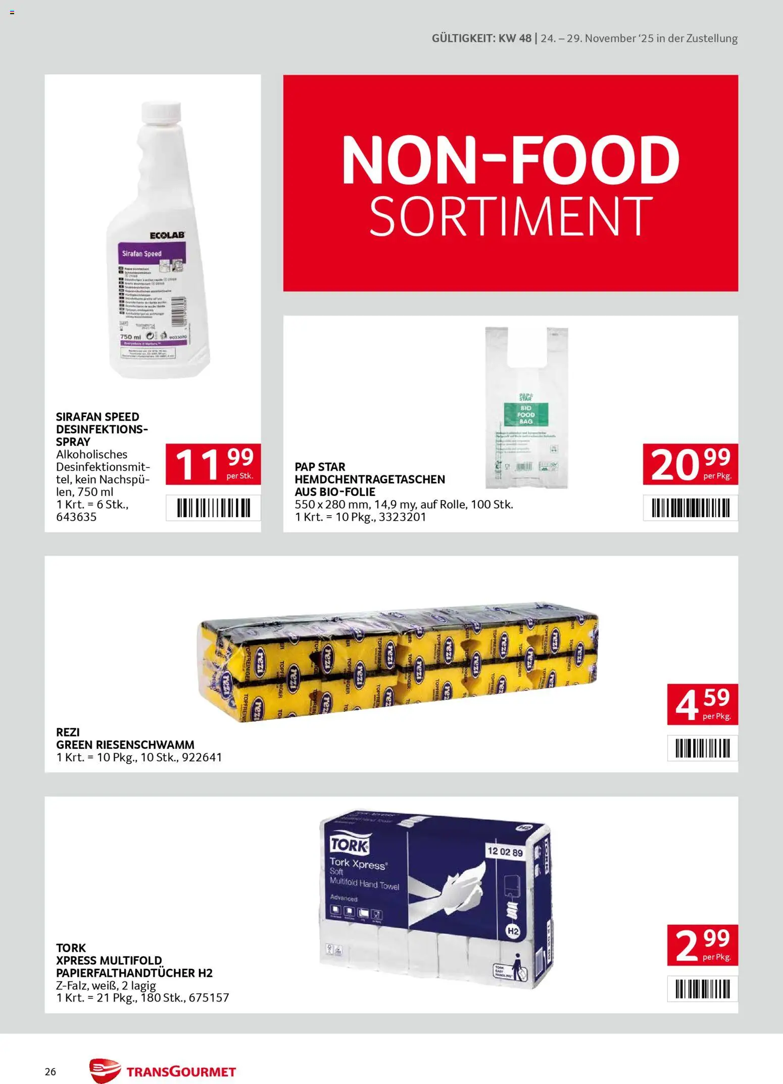 Transgourmet Zustellaktion gültig ab 24.11.2025 | Seite: 26
