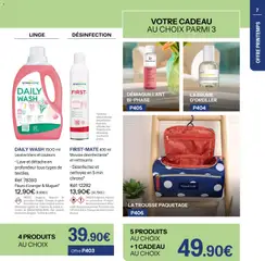 Stanhome - Prévisualisation de DÉMAQUILLANT BI-PHASE, DÉMAQUILLANT BI-PHASE P405 valide à partir de 23.02.2026 | Page: 7 | Produits: Démaquillant, Parfum, Mousse, Lessive