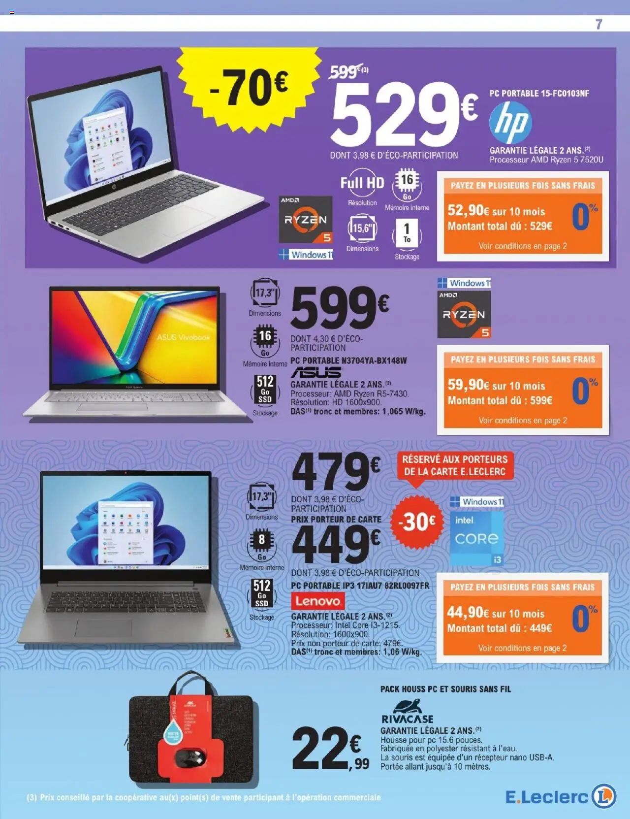 | Page: 7 | Produits: PC, Souris, PC portable, Portable