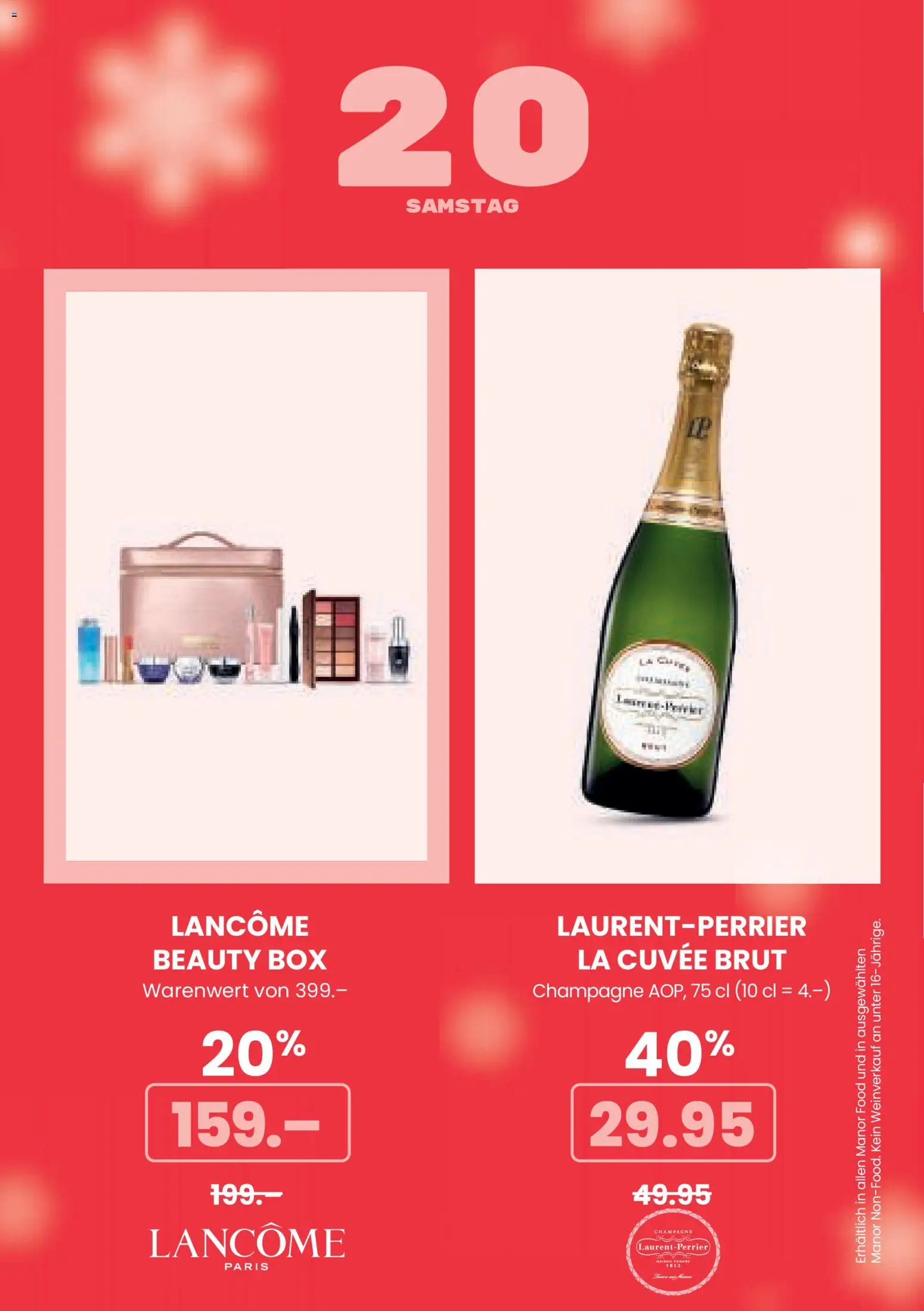 Manor Aktionen Adventskalender – gültig ab 01.12.2025 | Seite: 22