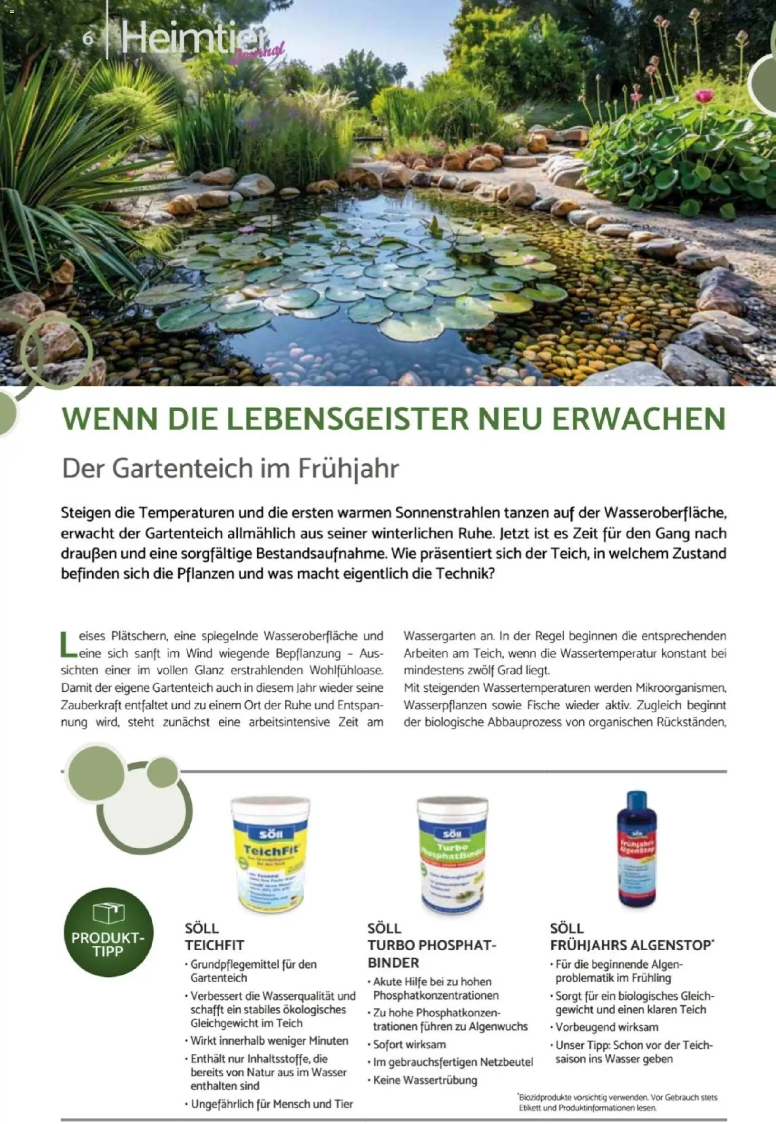 zookauf Heimtier Journal – gültig ab 01.04.2026 | Seite: 6 | Produkte: Gewicht, Wasser